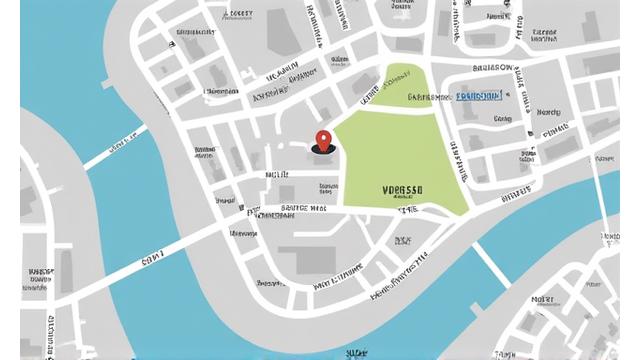 Kart over Oslo sentrum der Oslo Håndverk Møbler er lokalisert