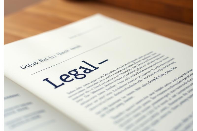 Stilisert bilde av en juridisk avtale eller et dokument, med skandinavisk møbeldetalj